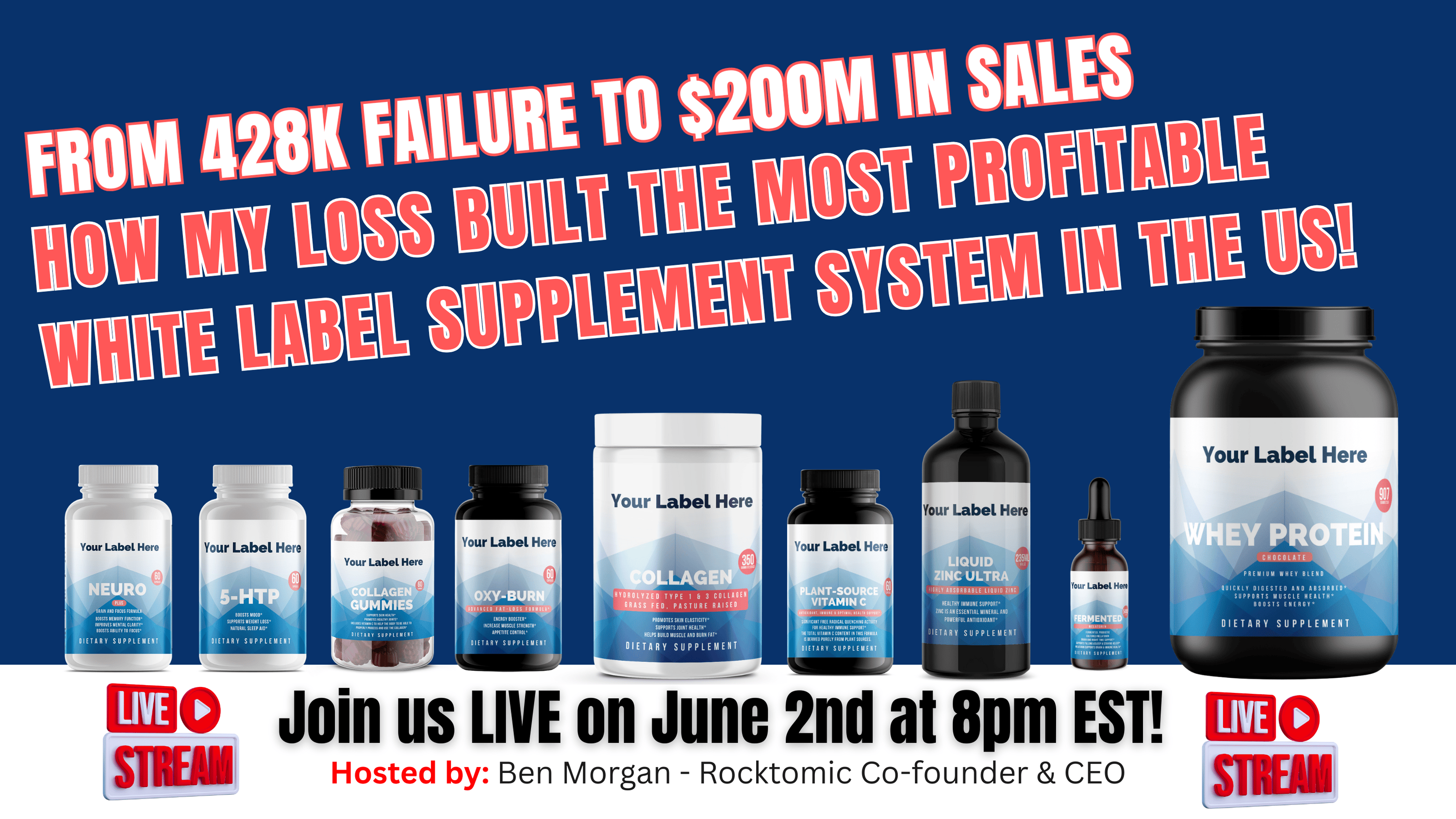 private label supplements and print on demand clothing