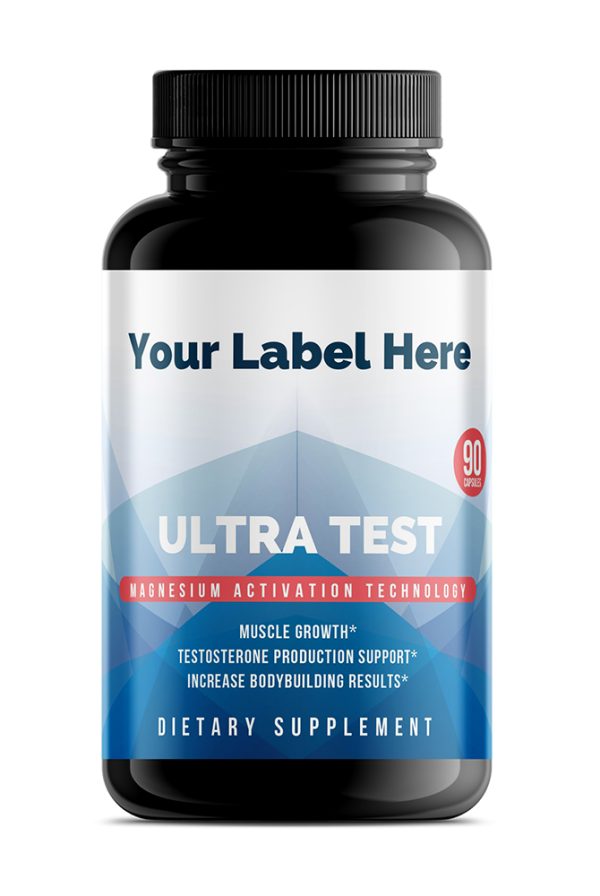 Ultra Test Natural Testosterone Support — white-label product card