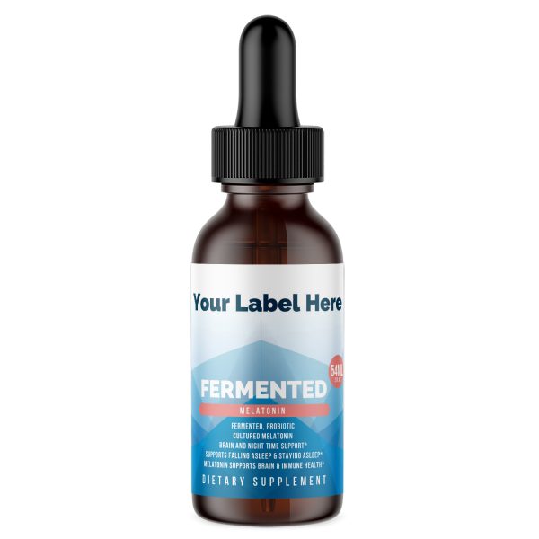 Fermented Melatonin 2 fl oz — white-label product card