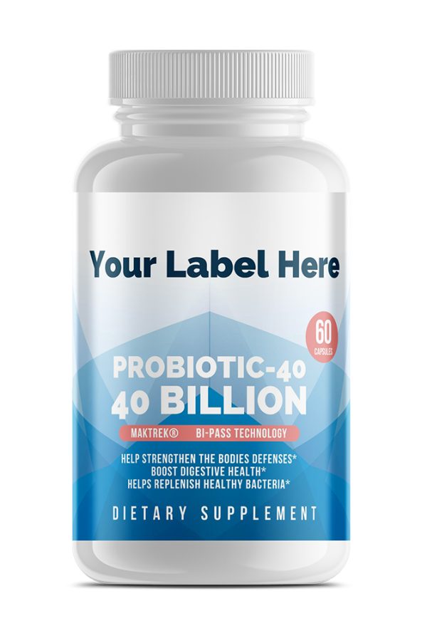 Probiotic - 40 Billion CFU — white-label product, ready for your label