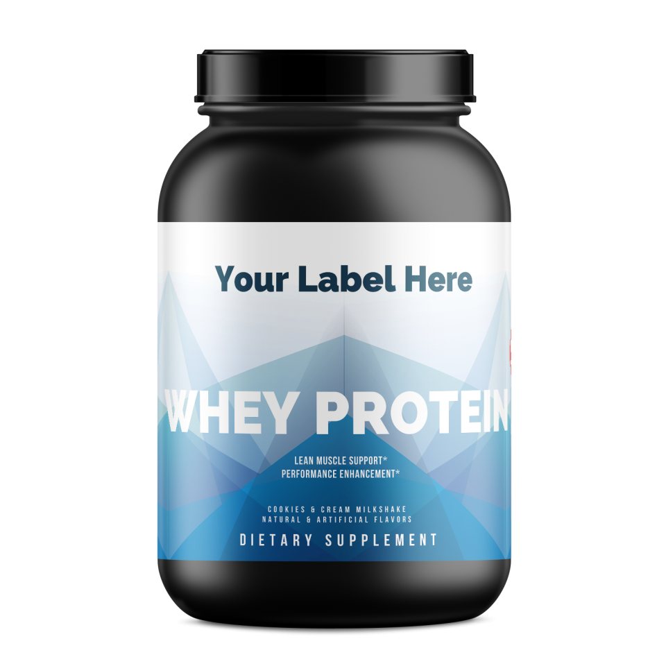 2lb Whey Cookies and Cream – 28 servings — white-label product card