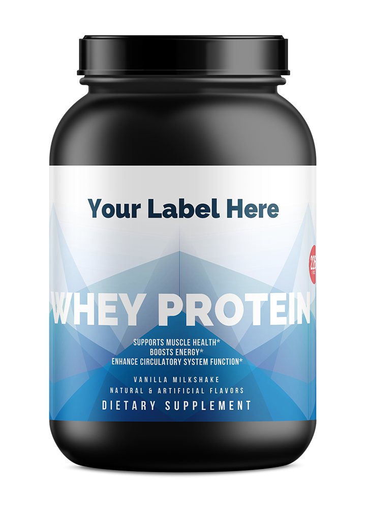 5lb Whey Protein Vanilla – 70 servings — white-label product card