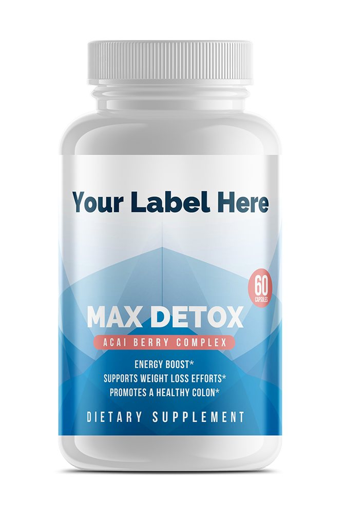 Max Detox W/Acai Berry — white-label product card