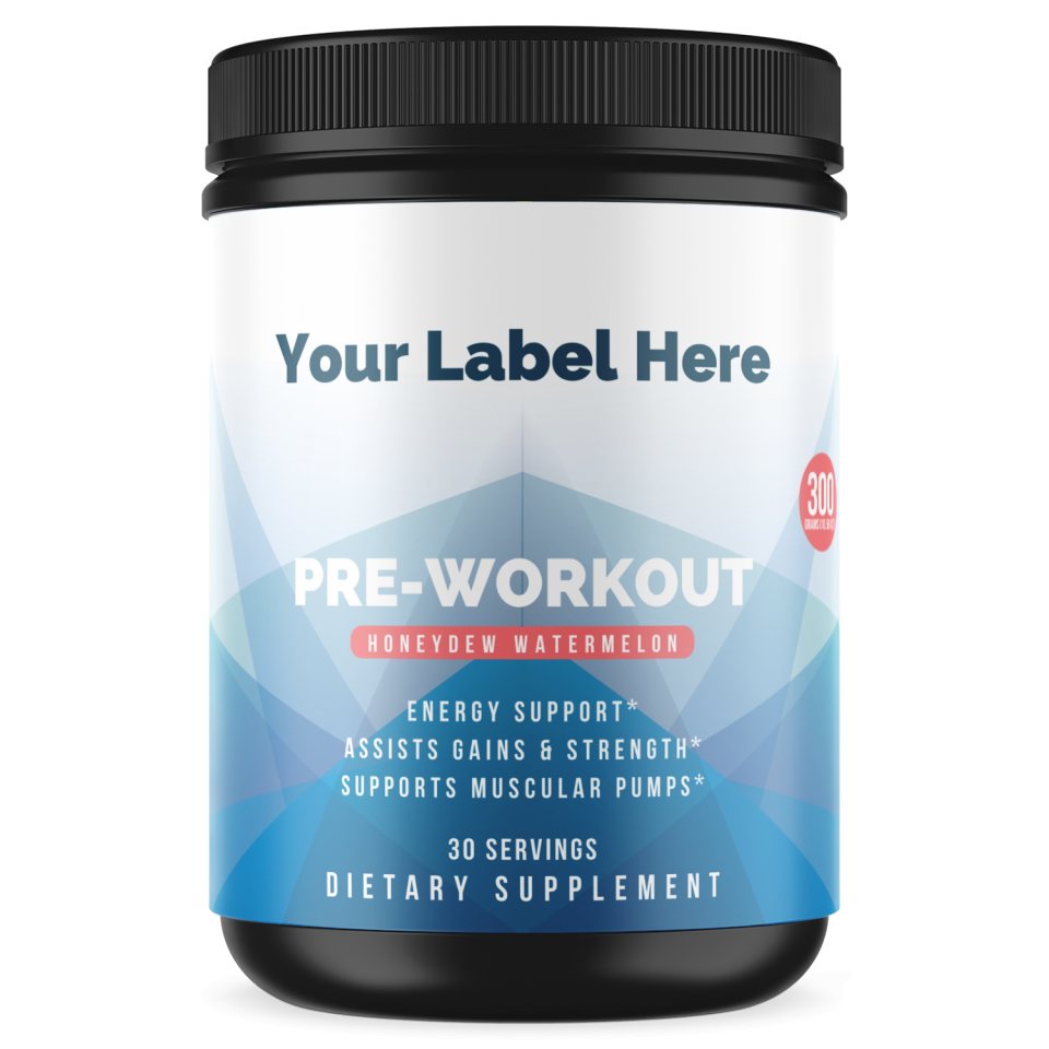 Pre-Workout (Watermelon) — white-label product, ready for your label