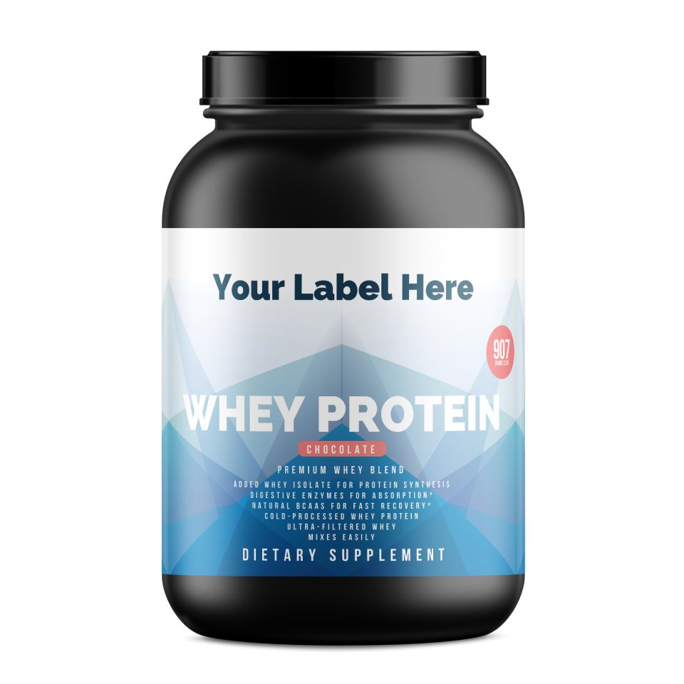 Protein Whey 2lb Chocolate — white-label product card