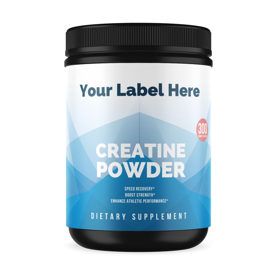 Creatine Powder 300g — white-label product, ready for your label