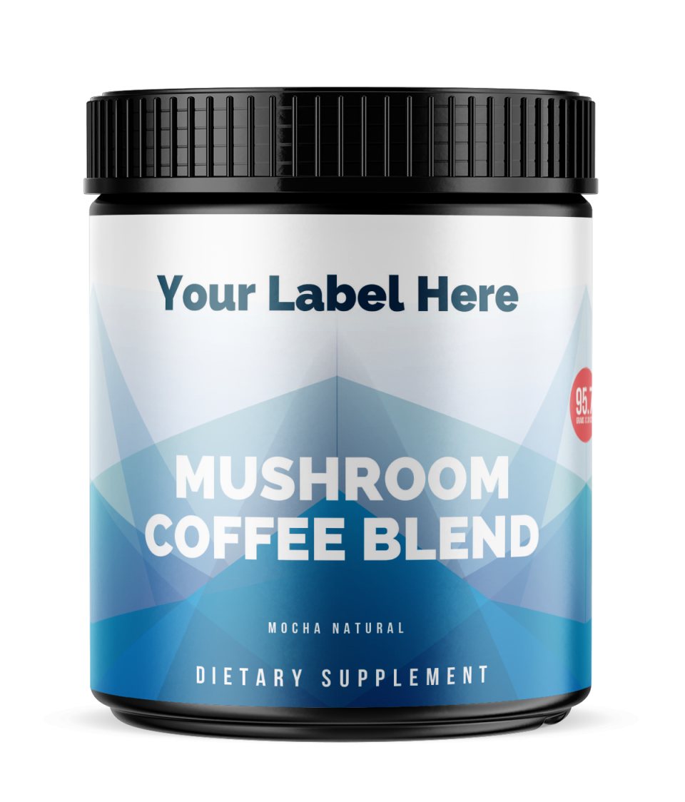 Nature's Espresso Coffee w/Organic Mushroom Complex — white-label product card