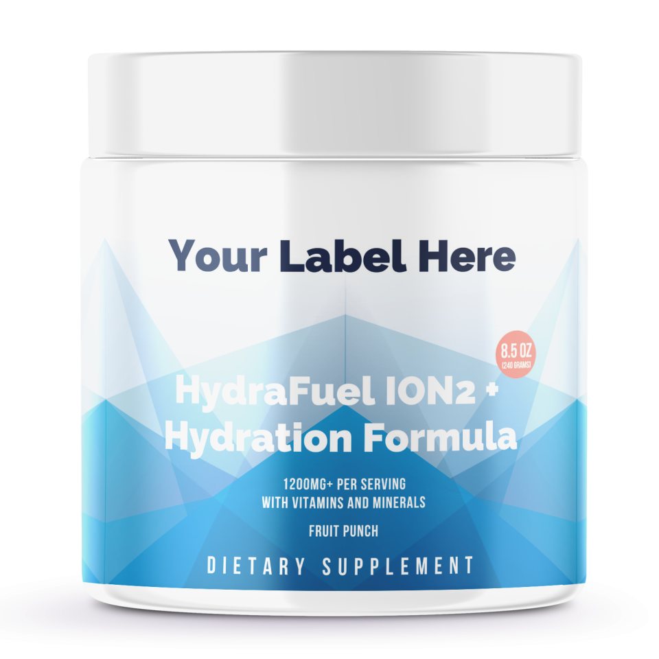 HydraFuel ION2+ Hydration Formula - Fruit Punch — white-label product card