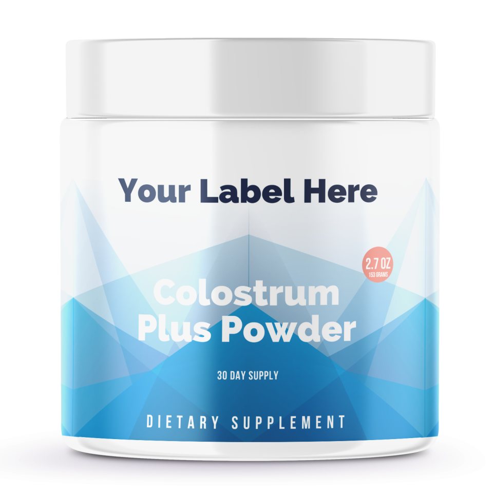 Primal Colostrum Powder 153g — white-label product card