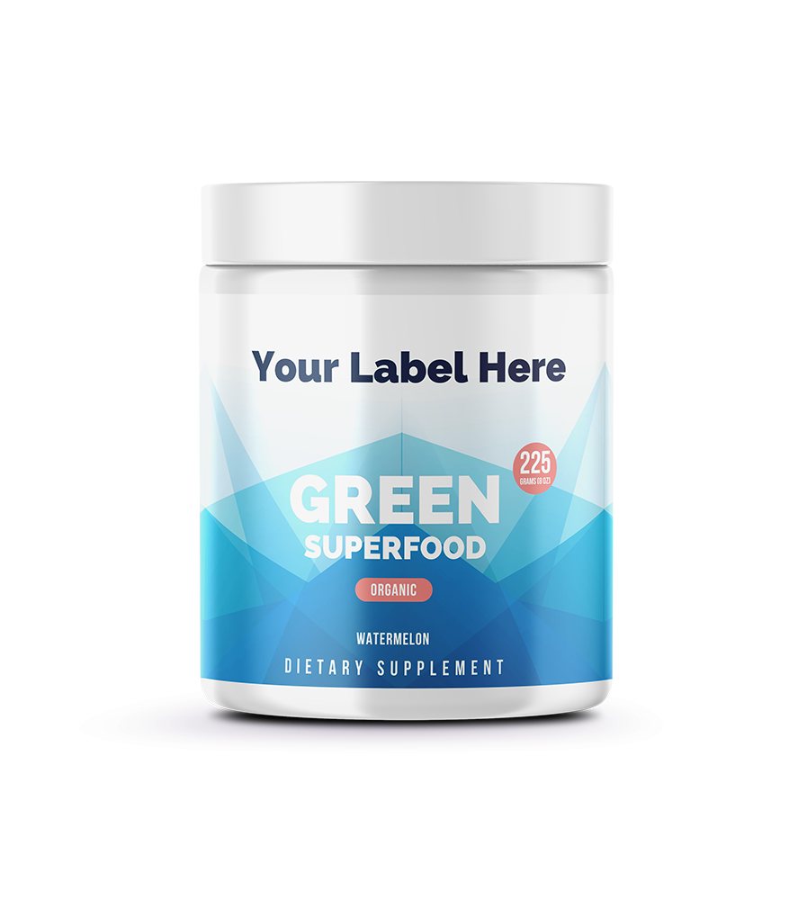 Organic Super Greens - Watermelon — white-label product card