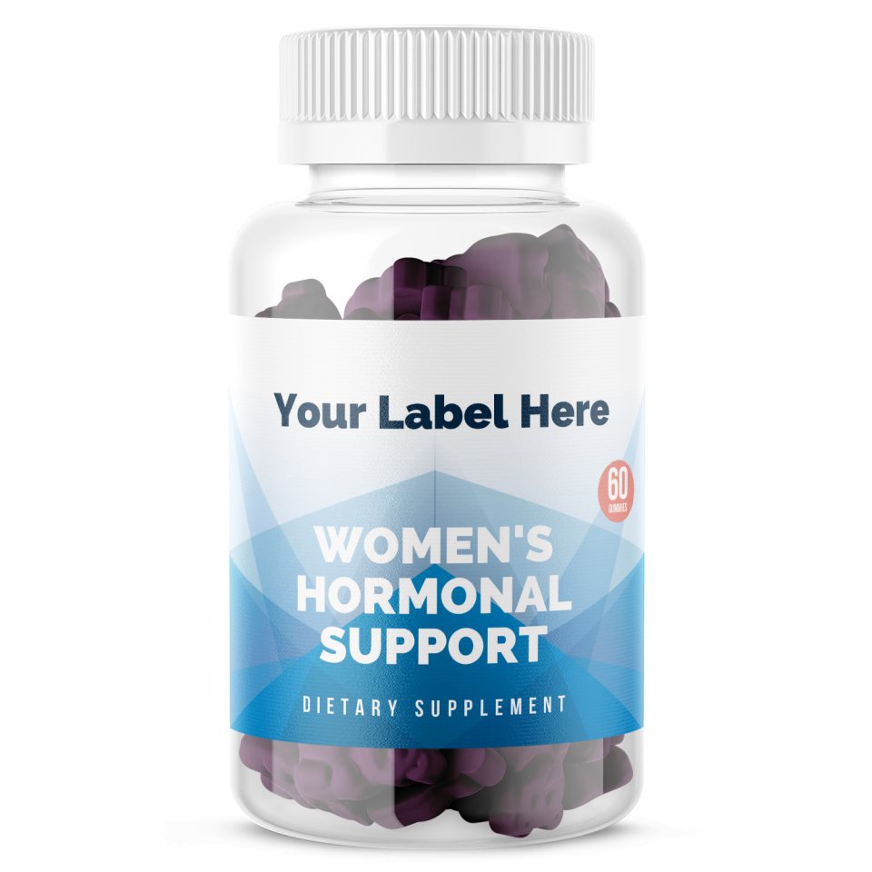 Premium Women's Hormonal Support Gummies — white-label product card