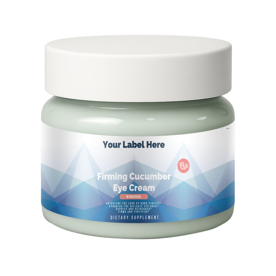Firming Cucumber Eye Cream w/Bakuchiol, USA Made, Clean & Vegan — white-label product card
